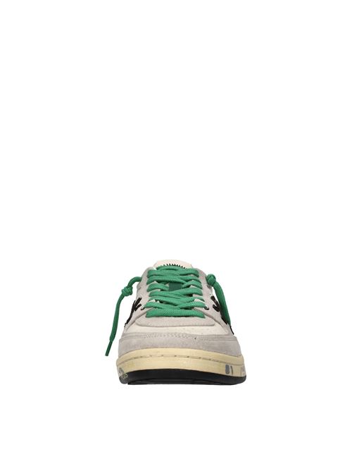 Sneakers in pelle PREMIATA | BSKT CLAY VAR.6994BIANCO-GRIGIO-NERO